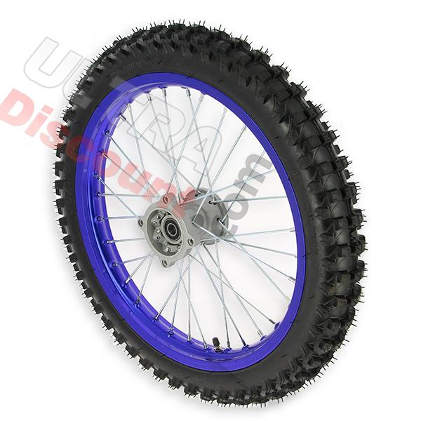 Roue Avant 17'' pour Dirt Bike AGB30 - Bleu, Pieces Dirt Bike