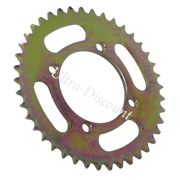 Couronne renforcée de 37 dents pour dirt (modèle 2, Pas : 420), Pieces Dirt Bike