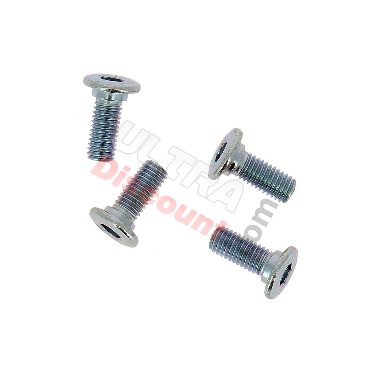 Lot de 4 Vis de Fixation de 20mm pour Couronne de Dirt Bike, Pieces Dirt Bike