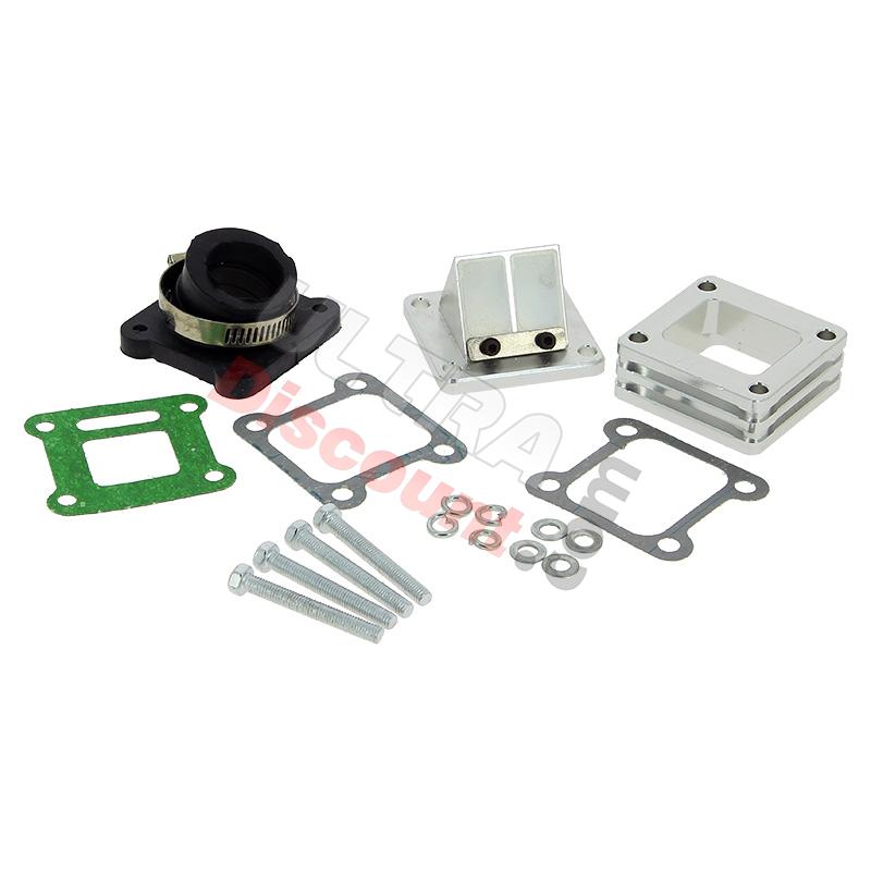 Boite à clapets pocket bike pour carburateur Dellorto PHBG, Pièces Pocket Bike