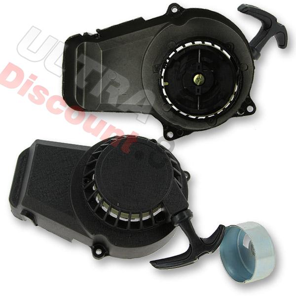 Lanceur Supermotard d'origine en aluminium avec pignon - Noir graphite, Pièces Pocket Supermotard