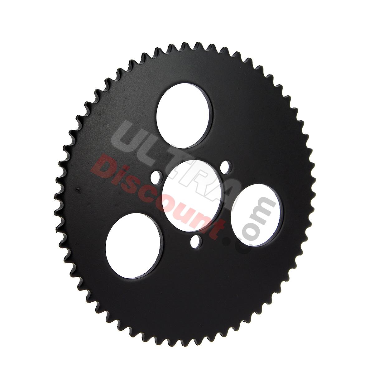 Couronne Renforcée 60 Dents 3 Trous pour Chaine Petit Pas de Pocket Bike (Type 2), Pièces Pocket Bike