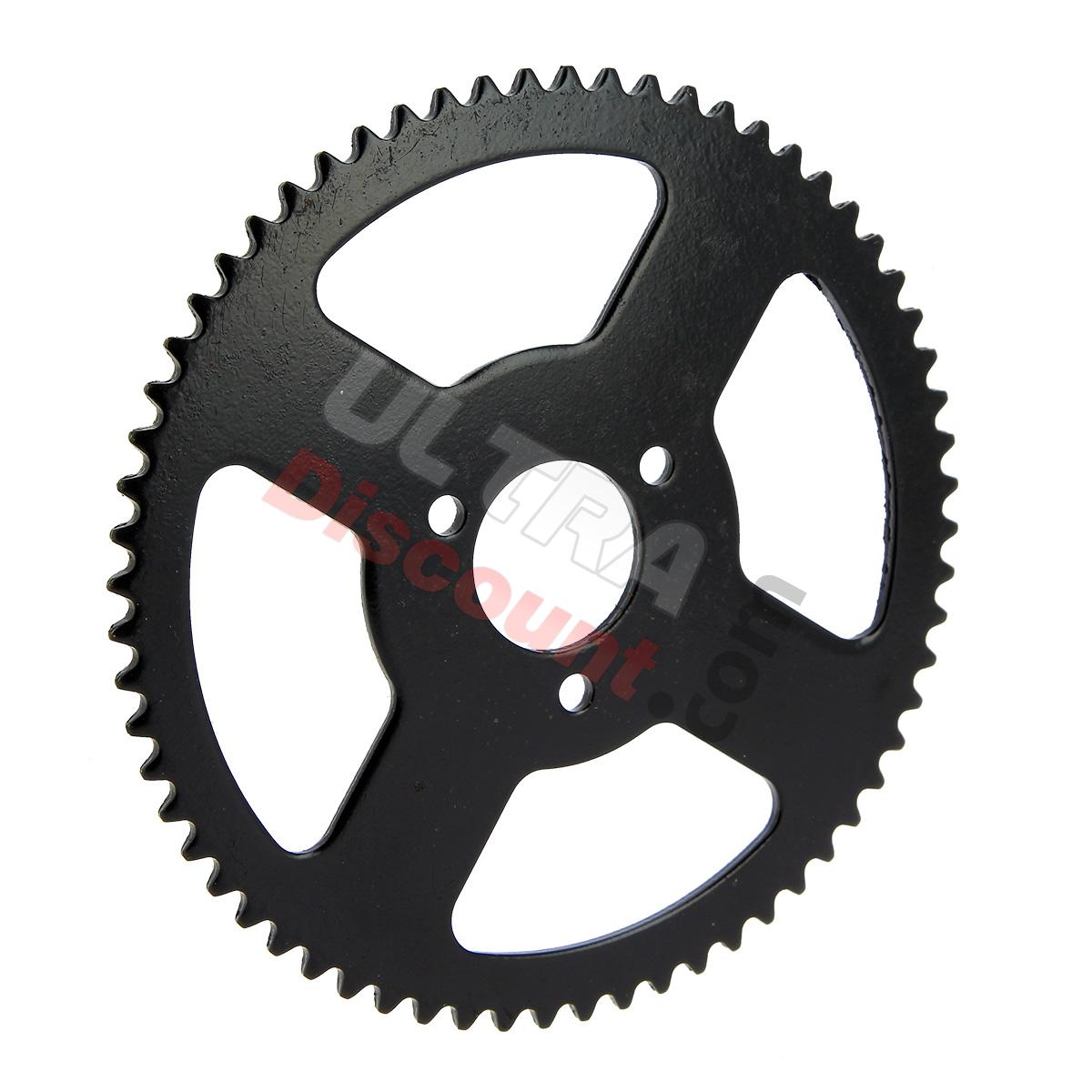 Couronne Renforcée 64 Dents 3 Trous pour Chaine Petit Pas de Pocket Bike, Pieces Bike Nitro Couronne Renforcée 64 Dents 3 Trous pour Chaine Petit Pas de Pocket Bike, Pieces Bike Nitro