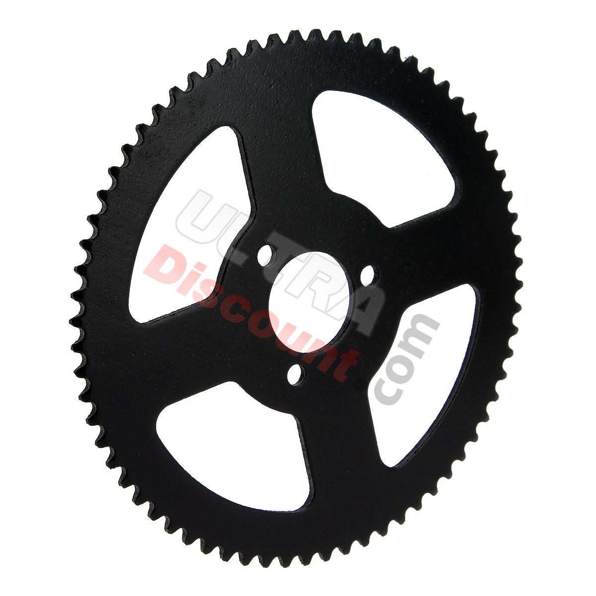 Couronne Renforcée 68 Dents 3 Trous pour Chaine Petit Pas de Pocket Bike, Pièces Pocket Bike