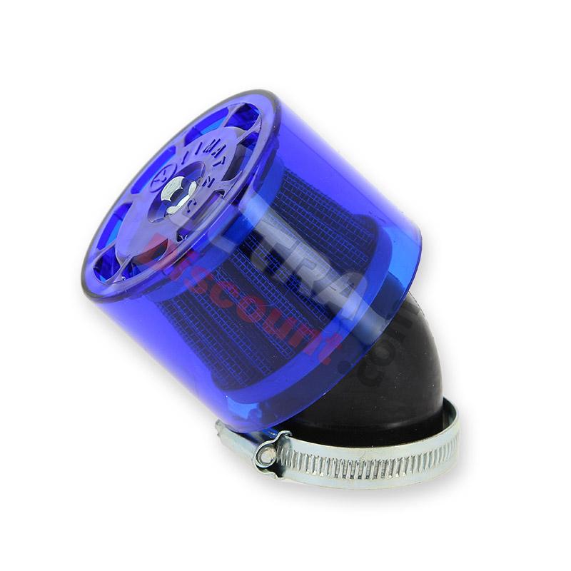 Filtre à air Racing pour Quad Shineray 250cc STXE 40mm Bleu, Pièces Shineray 250 STXE
