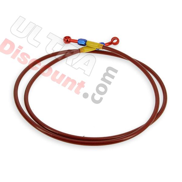 flexible de frein 160cm (Rouge), Pieces Dirt Bike