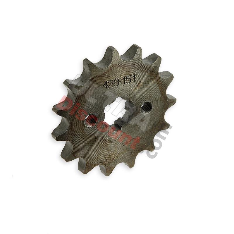 Pignon 15 dents pour Ace 50cc à 125cc (428), Pièces Ace Skyteam