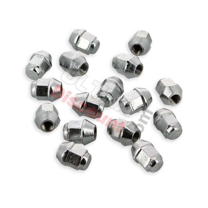 16 x Ecrous de roue pour quad Bashan 200cc (Chrome), Bashan 200cc BS200S7 16 x Ecrous de roue pour quad Bashan 200cc (Chrome), Bashan 200cc BS200S7