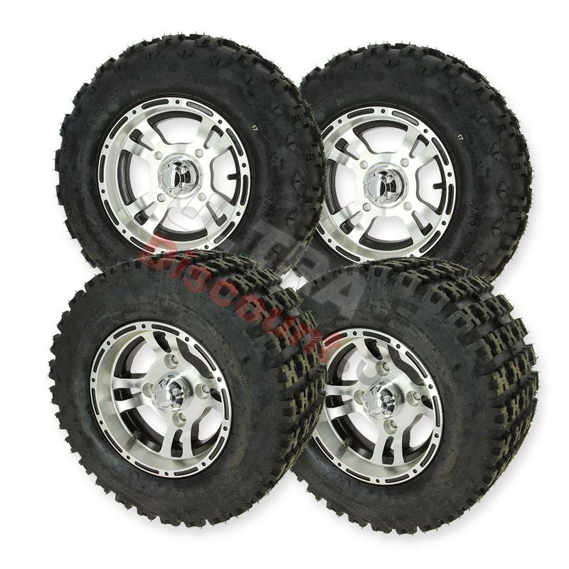Lot de 4 Roues Complètes en Alu pour Quads Bashan 250cc BS250AS-43, Bashan 250cc BS250AS-43 Lot de 4 Roues Complètes en Alu pour Quads Bashan 250cc BS250AS-43, Bashan 250cc BS250AS-43