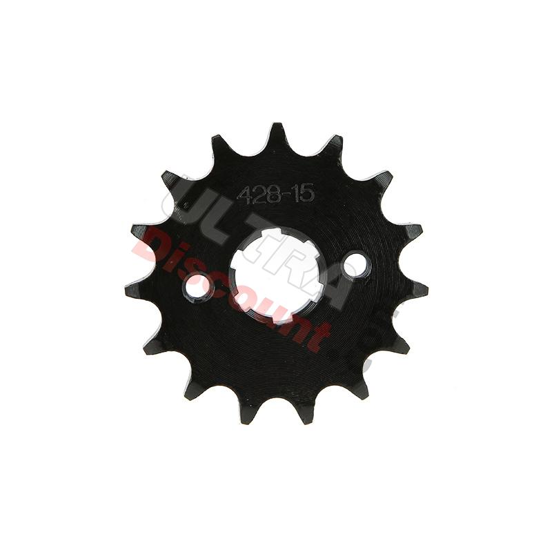 Pignon de 15 dents pour Quad bashan 250cc (428H, BS250S-11), Bashan 250cc BS250S11