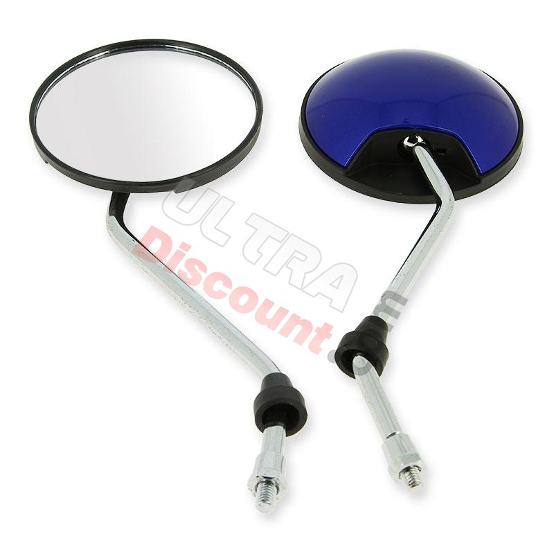 Lot de rétroviseurs pour Citycoco - Bleu Metalisé, Pièces Citycoco Lot de rétroviseurs pour Citycoco - Bleu Metalisé, Pièces Citycoco