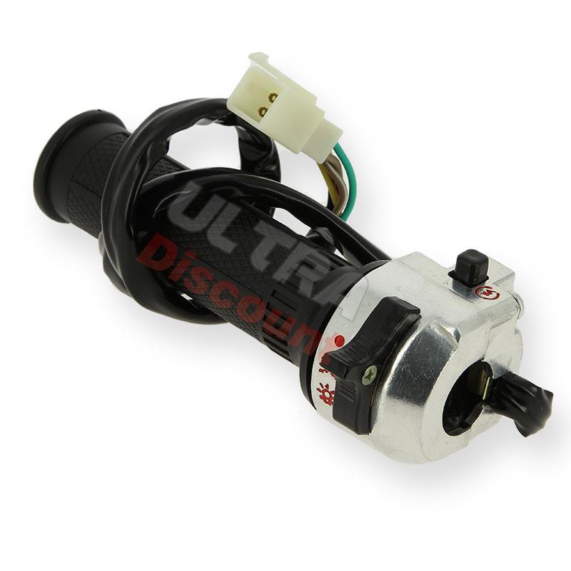 Commodo droit complet pour Cobra (ST125-10/250-10) - Alu, Pièces Cobra Skyteam