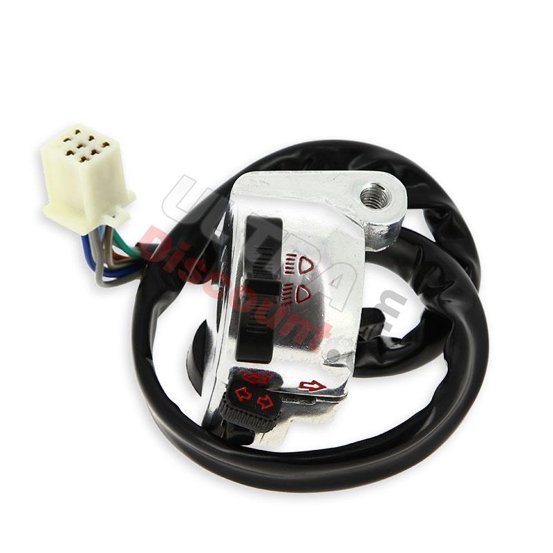 Commodo gauche pour Dax Skyteam 50 à 125cc (SEMI-AUTO) - Alu, Pièces Dax Skymax