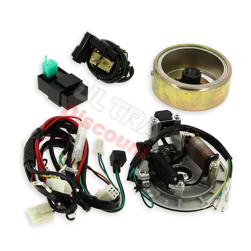 Allumage complet pour dirt bike 125cc demarrage par kick, Pieces Dirt Bike
