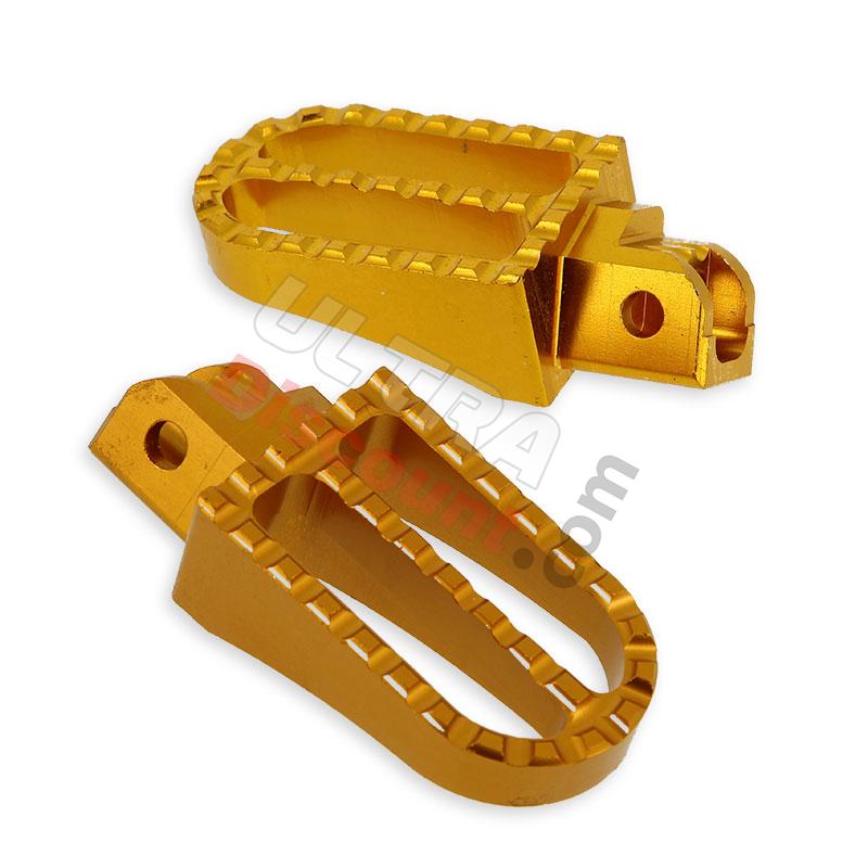 Cale pieds Or Tuning en Acier pour Dirt bike, Pieces Dirt Bike Cale pieds Or Tuning en Acier pour Dirt bike, Pieces Dirt Bike