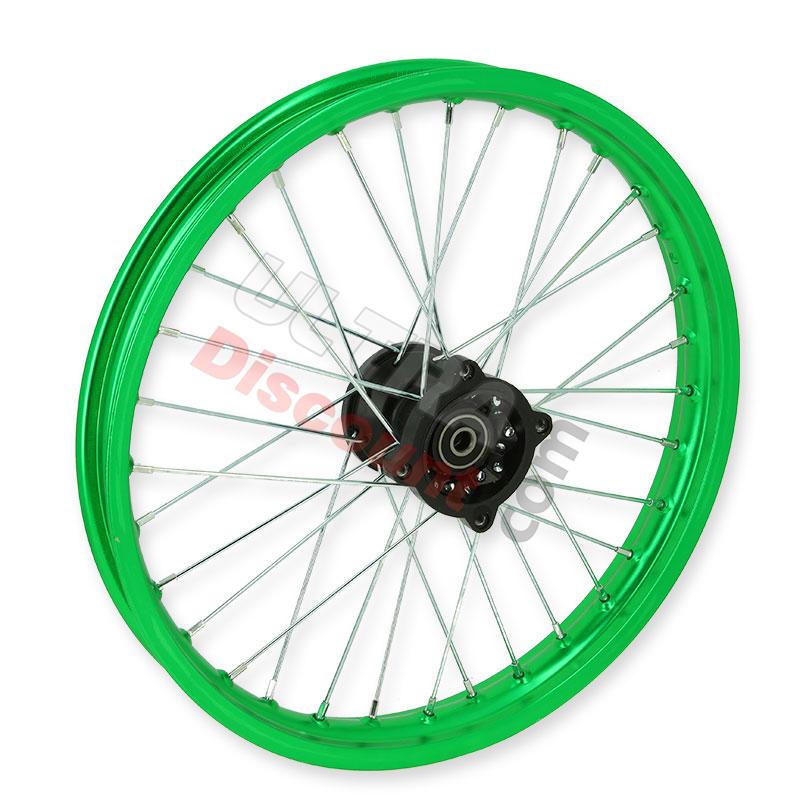 Jante Avant 17'' Verte pour Dirt Bike AGB30 (Ø12mm), Pieces Dirt Bike Jante Avant 17'' Verte pour Dirt Bike AGB30 (Ø12mm), Pieces Dirt Bike