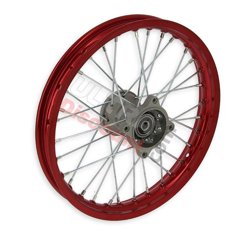 Jante avant 14'' Rouge pour dirt bike AGB30 (Ø12mm, type 4), Pieces Dirt Bike Jante avant 14'' Rouge pour dirt bike AGB30 (Ø12mm, type 4), Pieces Dirt Bike
