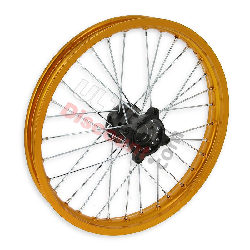 Jante avant 17'' Or pour dirt bike AGB30, Pieces Dirt Bike Jante avant 17'' Or pour dirt bike AGB30, Pieces Dirt Bike