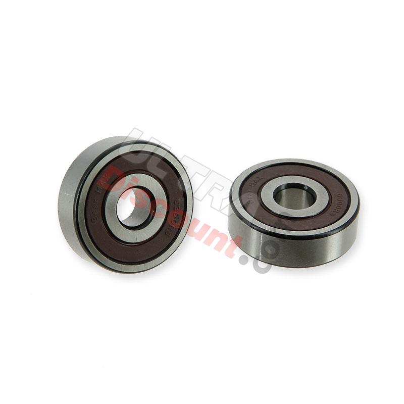Paire de roulements de roue Ø10 Pocket Bike 6300-RS, Pieces Bike Nitro
