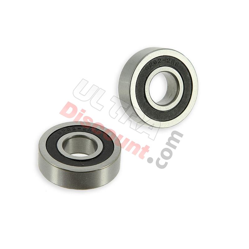 Paire de roulements de roue Ø15/37 Dirt Bike, Pieces Dirt Bike Paire de roulements de roue Ø15/37 Dirt Bike, Pieces Dirt Bike