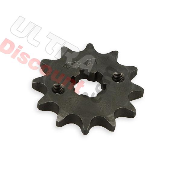 Pignon renforcé de 12 dents pour dirt (428 : Ø:17mm), Pieces Dirt Bike Pignon renforcé de 12 dents pour dirt (428 : Ø:17mm), Pieces Dirt Bike