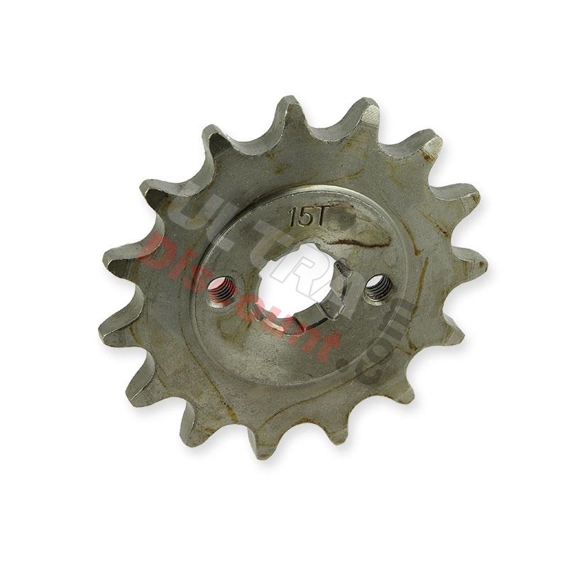 Pignon de 15 dents (520 : Ø:20mm) pour Shineray 250 STIXE ST9E, Pièces Shineray 250 STIXE ST9E Pignon de 15 dents (520 : Ø:20mm) pour Shineray 250 STIXE ST9E, Pièces Shineray 250 STIXE ST9E