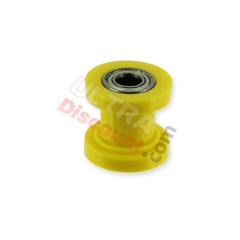 Roulette de tendeur de chaine pour Dirt Bike (Jaune), Pieces Dirt Bike