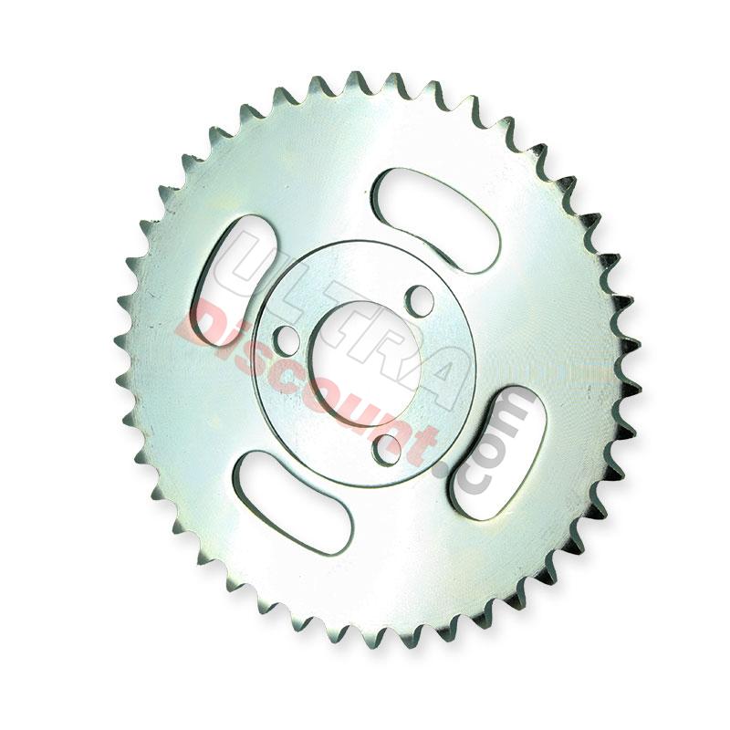 Couronne 42 dents pour Monkey - Gorilla - Zinc blanc, Pièces Skymini Monkey - Gorilla