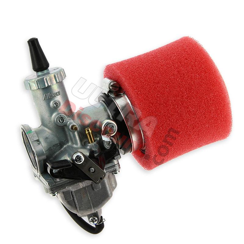Carburateur Mikuni de 30mm + filtre Rouge pour PBR, Pièces PBR Skyteam ZB Honda