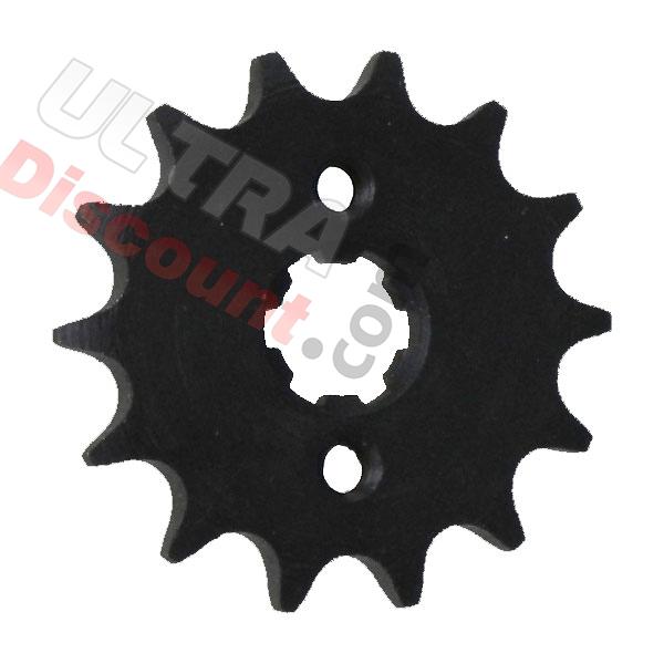 Pignon 14 dents pour PBR 50cc à 125cc (420), Pièces PBR Skyteam ZB Honda Pignon 14 dents pour PBR 50cc à 125cc (420), Pièces PBR Skyteam ZB Honda