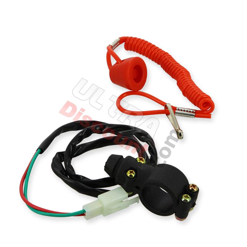 Coupe circuit à arrachement type1 Rouge pour YAMAHA PW80, Pièces YAMAHA PW80 Coupe circuit à arrachement type1 Rouge pour YAMAHA PW80, Pièces YAMAHA PW80