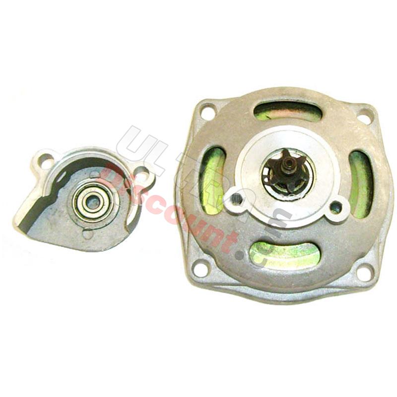 Cloche d'embrayage + capot  + pignon 7 dents TF8 Gros Pas, Pièces Pocket Bike