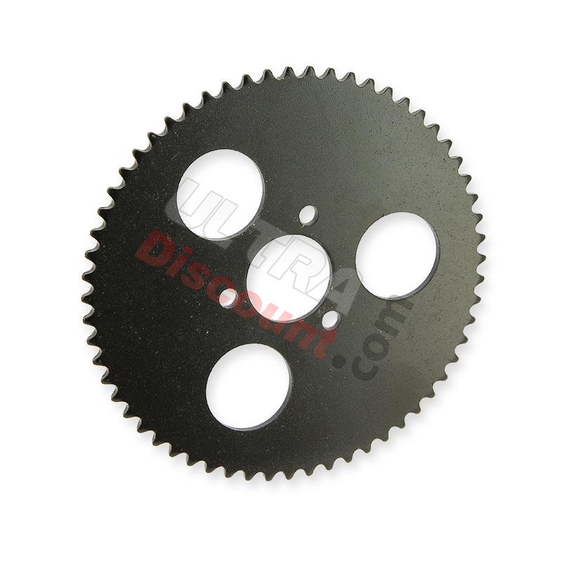 Couronne Renforcée 60 Dents Petit Pas H25 pour Pocket Bike (3 Trous - Ø26mm), Pieces Bike Nitro Couronne Renforcée 60 Dents Petit Pas H25 pour Pocket Bike (3 Trous - Ø26mm), Pieces Bike Nitro