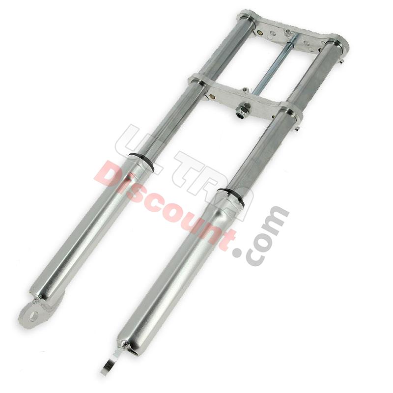 Fourche Pocket bike cross argent, Pièces Pocket Cross Fourche Pocket bike cross argent, Pièces Pocket Cross