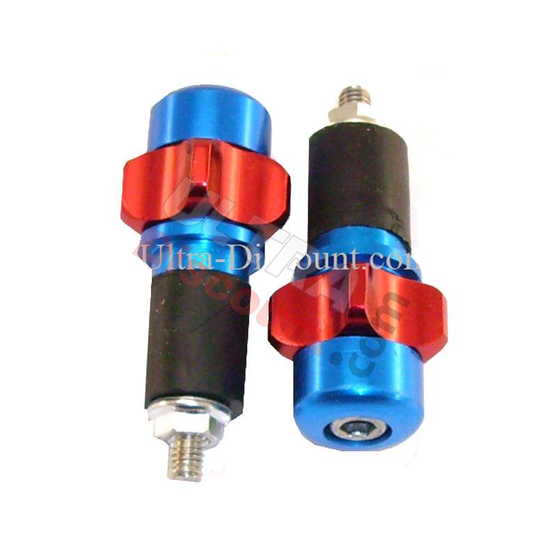 Embout de guidon Tuning Rouge-Bleu foncé (type2), Pièces Pocket Cross