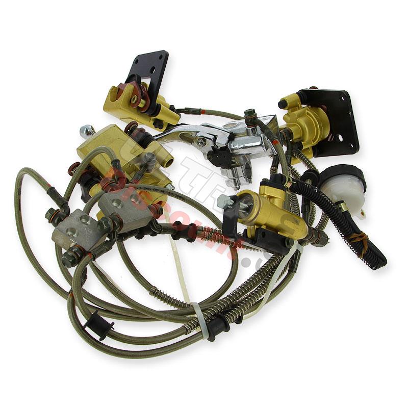 Kit freinage complet pour quad Spy Racing 350 F1, Pièces Quad SPY350F1 Kit freinage complet pour quad Spy Racing 350 F1, Pièces Quad SPY350F1