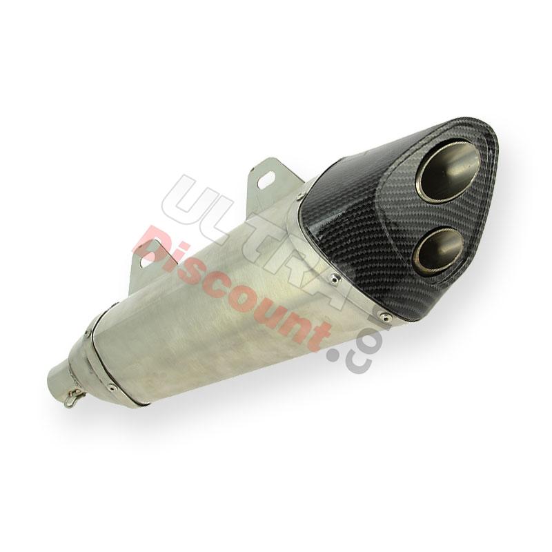 Silencieux d'échappement gauche Spy Racing 350cc F3, Pièces Quad SPY350F3