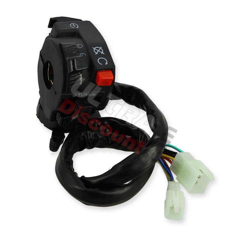 Commodo gauche pour Quad JYG, Pièces Quad Chinois 200cc Commodo gauche pour Quad JYG, Pièces Quad Chinois 200cc