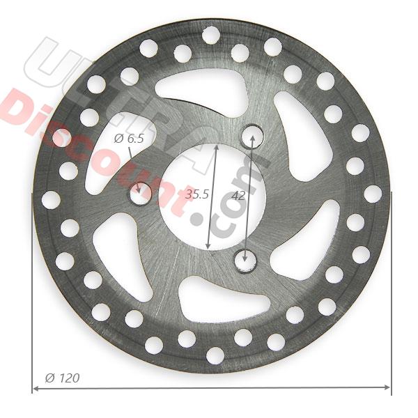 Disque de Frein avant 120mm pour quad électrique, Pièces Quad électrique CRZ Disque de Frein avant 120mm pour quad électrique, Pièces Quad électrique CRZ