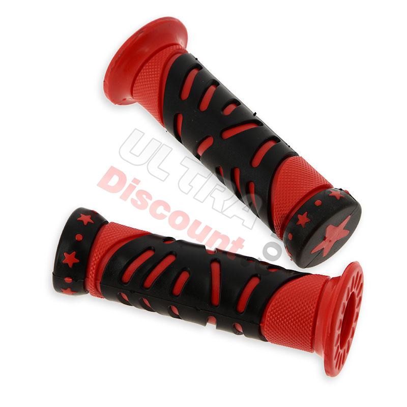 Poignée antidérapante Etoile (Rouge-Noire) Type 2 Pocket ZPF, Pièces Racing pocket ZPF Poignée antidérapante Etoile (Rouge-Noire) Type 2 Pocket ZPF, Pièces Racing pocket ZPF