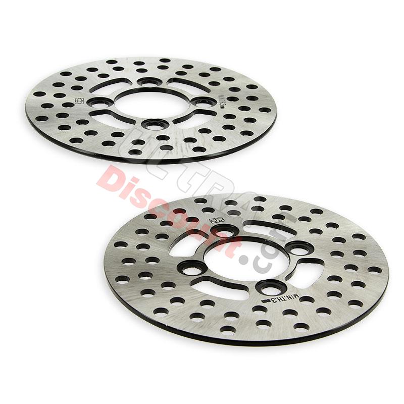 Paire de disques avant Quad Shineray 200cc (XY200ST-6A), Pièces Shineray 200 ST6A