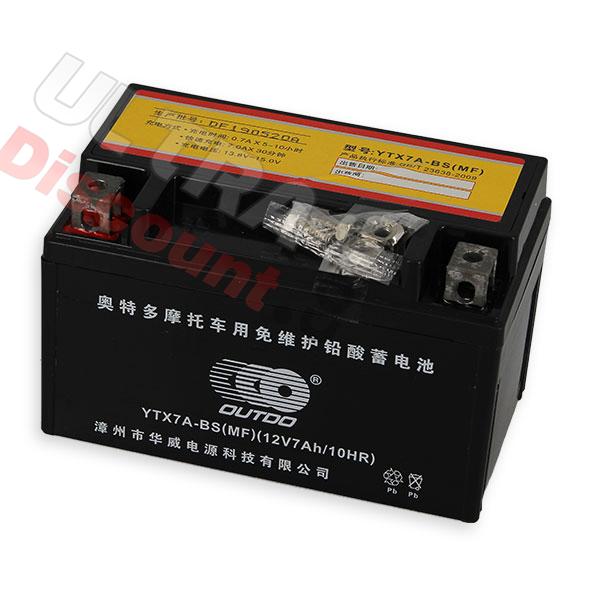 Batterie quad Shineray 200cc STIIE, Pièces Shineray 200STIIE et 200STIIEB
