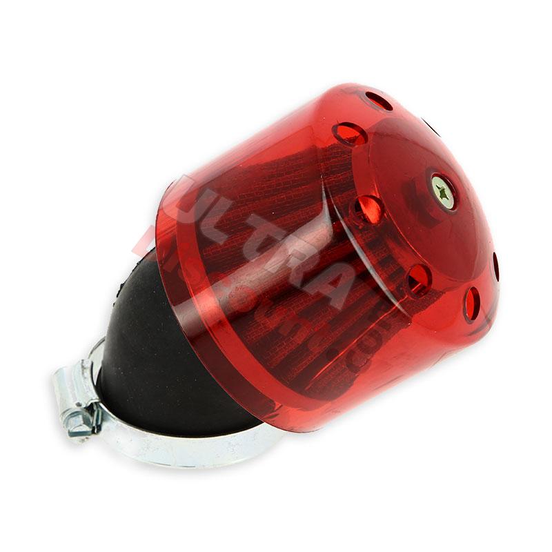 Filtre Racing rouge pour Quad Shineray 200cc STIIE (Ø 42mm ), Pièces Shineray 200STIIE et 200STIIEB