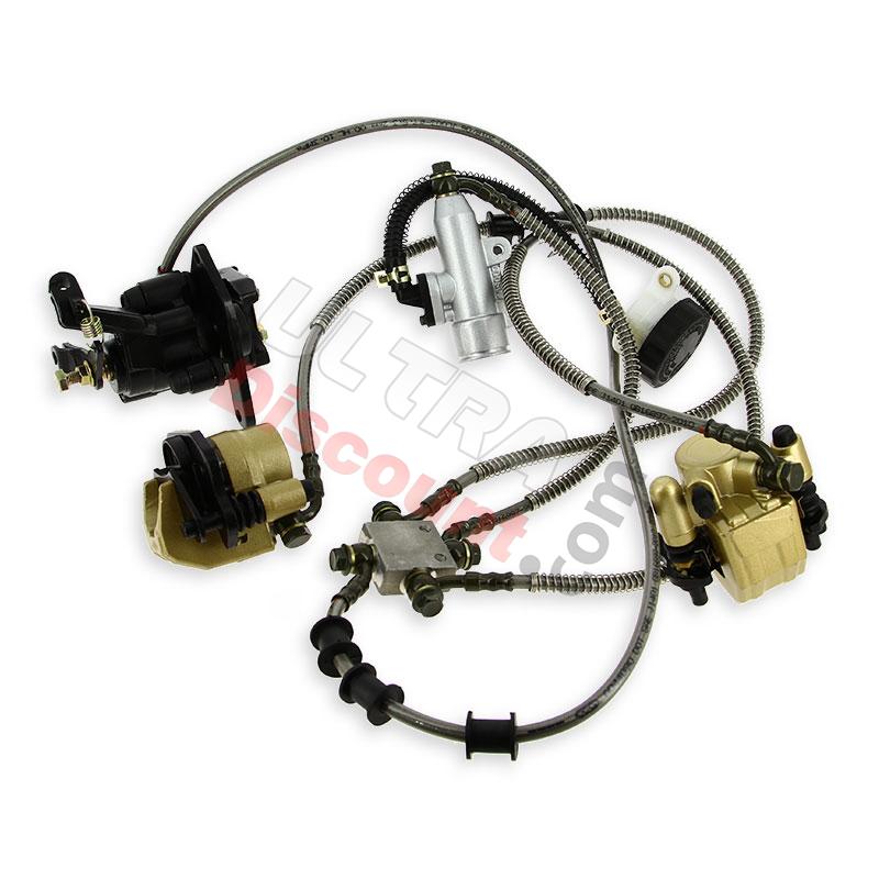 Kit freinage complet pour quad 200cc STIIE - STIIE-B, Pièces Shineray 200STIIE et 200STIIEB