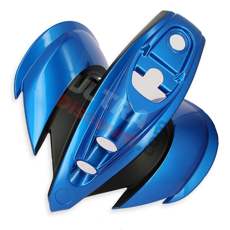 Carénage Avant quad Shineray 250cc ST-9E (BLEU-Noir), Pièces Shineray 250 STIXE ST9E