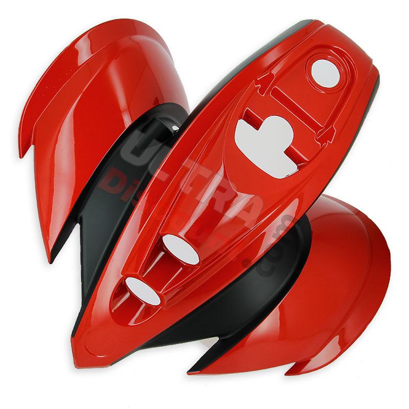 Carénage Avant quad Shineray 250cc ST-9E (ROUGE-NOIR), Pièces Shineray 250 STIXE ST9E