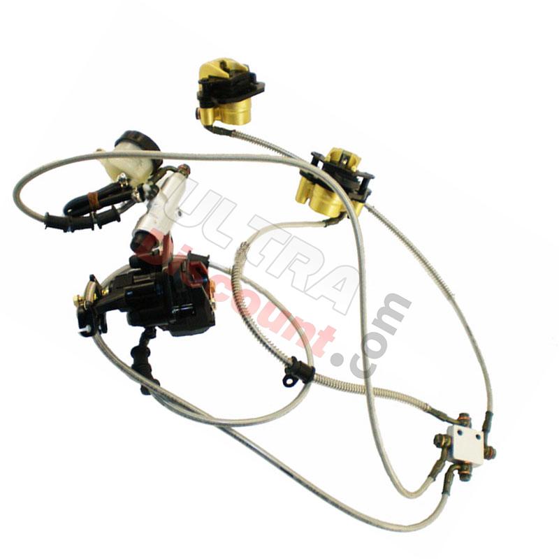Kit freinage complet pour quad 250cc STXE, Pièces Shineray 250 STXE