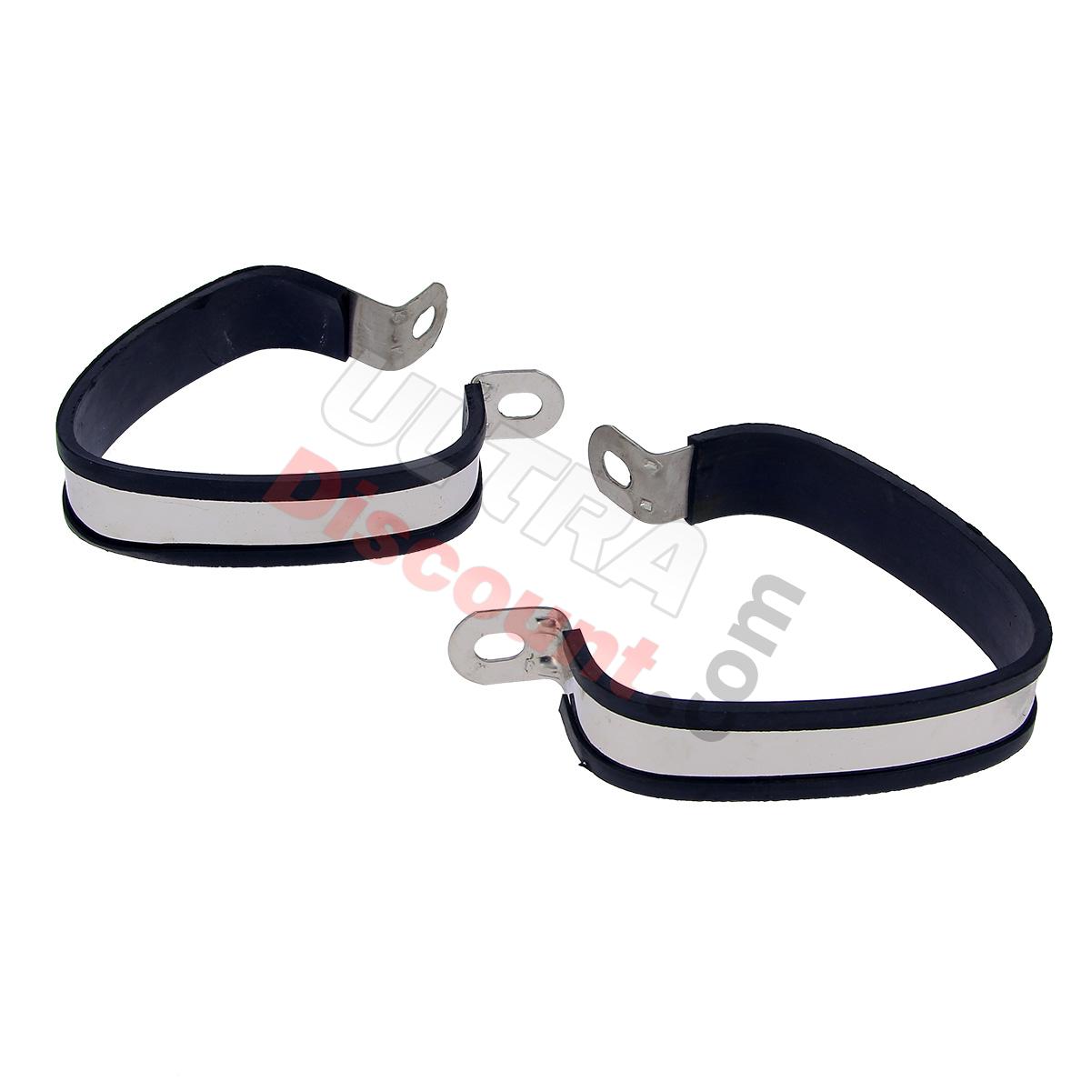 Paire de Colliers de Pot d'Échappement pour Quads Shineray 250ST-5, Pièces Shineray 250 ST5