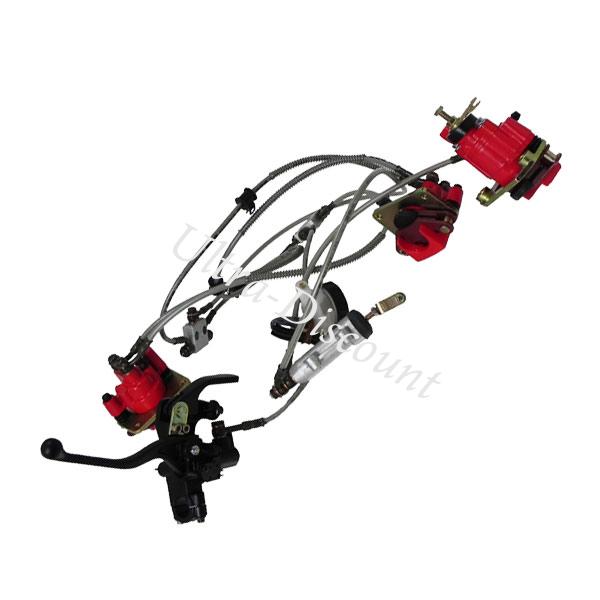 Kit frein hydraulique complet pour quad Shineray 350cc (XY350ST-2E), Pièces Shineray 350cc
