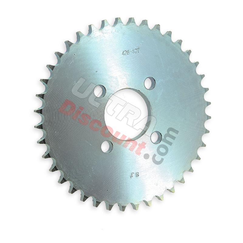Couronne pour quad shineray 150cc (XY150STE , 40dents , Pas:428), Pièces Shineray 150 STE